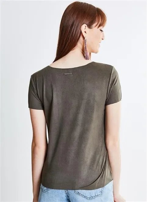 blusa solo mc regular sued blusa solo mc regular sued