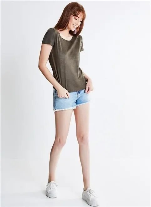 blusa solo mc regular sued blusa solo mc regular sued