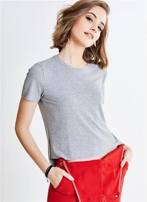 blusa solo rib canelada golinha blusa solo rib canelada golinha