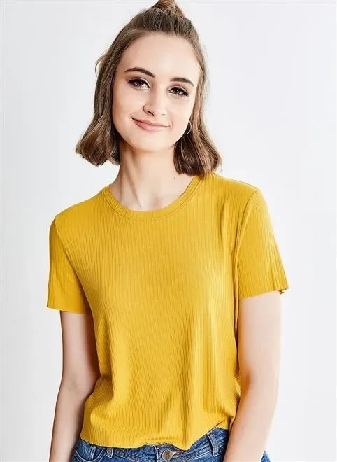 blusa solo rib canelada golinha blusa solo rib canelada golinha