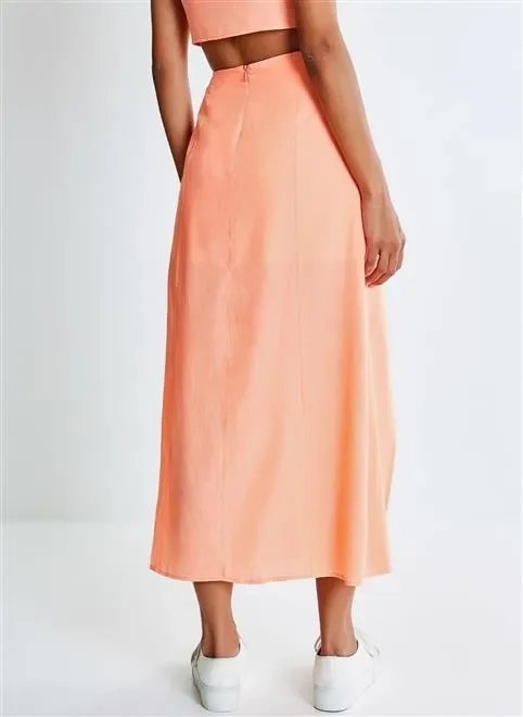 saia longao neon saia longao neon