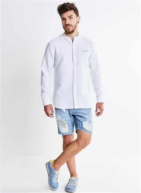 bermuda regular curta destroyed bermuda regular curta destroyed