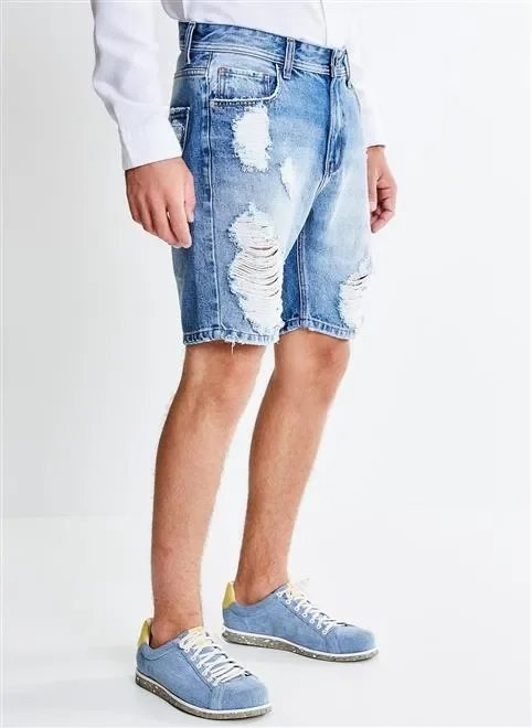 bermuda regular curta destroyed bermuda regular curta destroyed