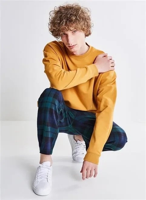 calça moletom xadrez cordao no cós calça moletom xadrez cordao no cós