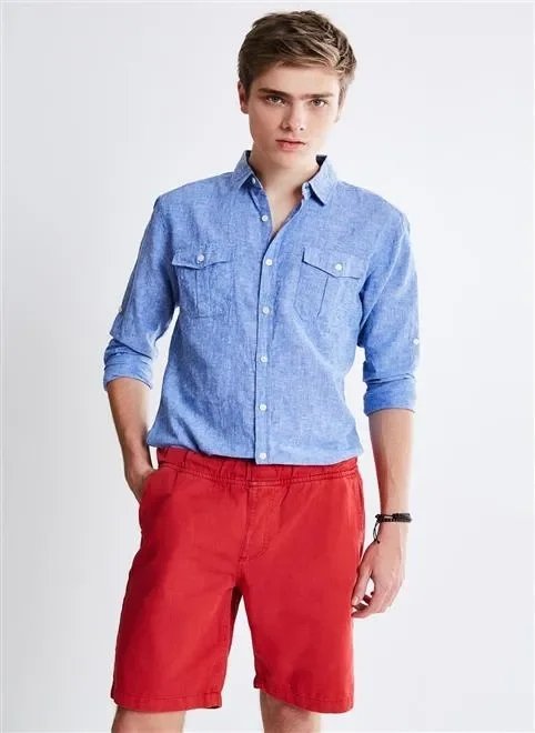 bermuda basica com cos elastico interno bermuda basica com cos elastico interno