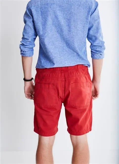 bermuda basica com cos elastico interno bermuda basica com cos elastico interno