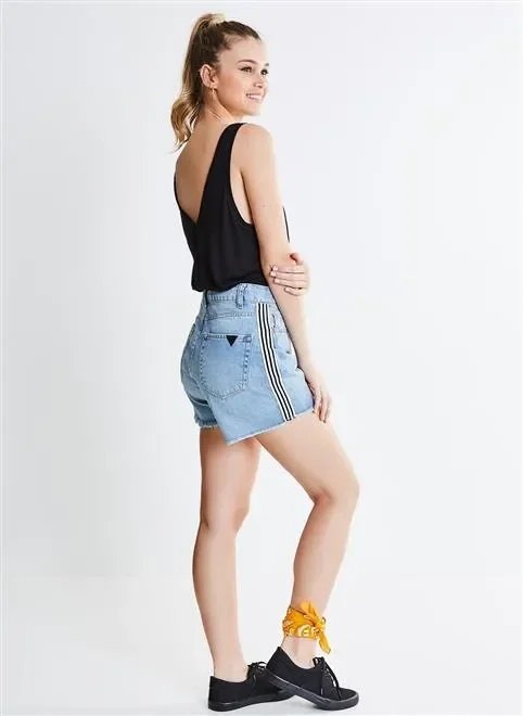 short hotpants gorgurão lateral listrado short hotpants gorgurão lateral listrado