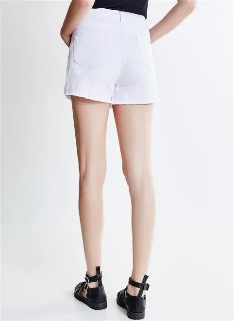 short mom branco short mom branco