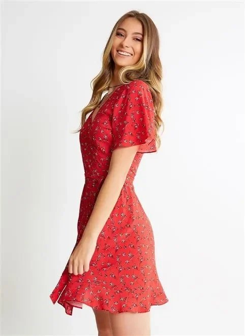 vestido envelope floral vestido envelope floral