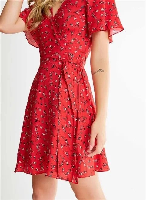 vestido envelope floral vestido envelope floral