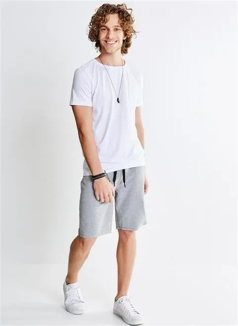 bermuda double de moletom bermuda double de moletom