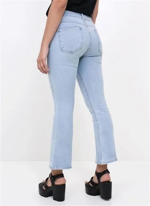 calça fit boot croppped calça fit boot croppped