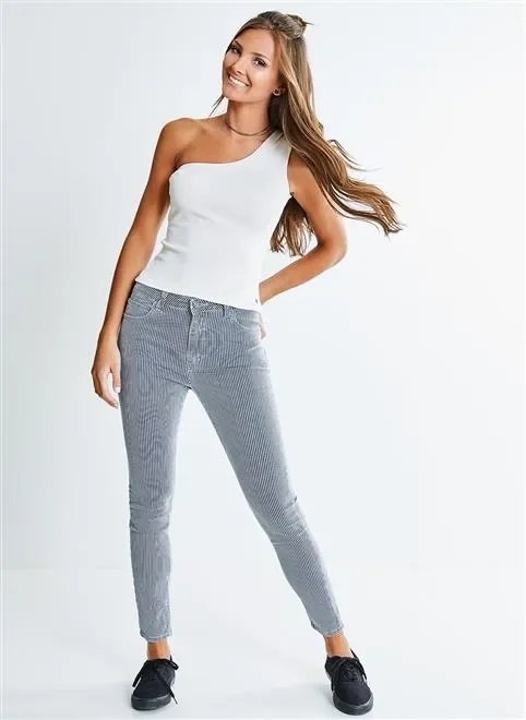 calça jeans cm listrada calça jeans cm listrada