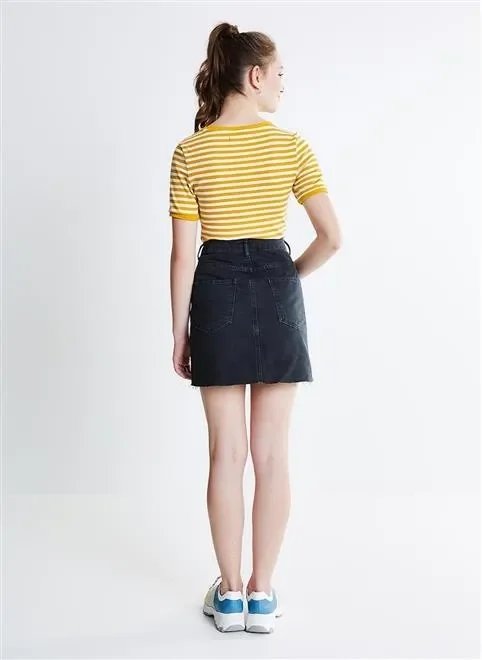 saia tb vintage barra desfiada saia tb vintage barra desfiada