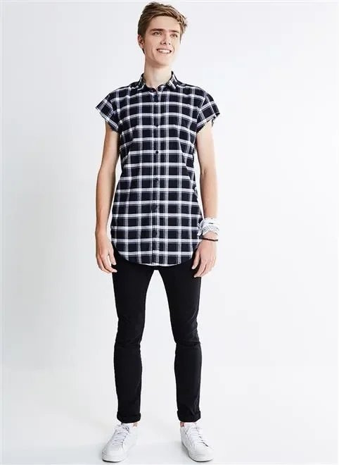 camisa sleeveless xadrez camisa sleeveless xadrez