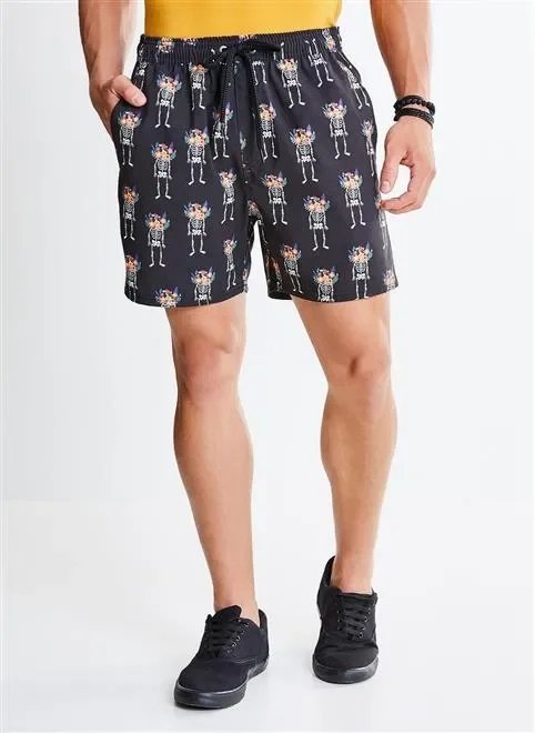 bermuda banho solo caveira bermuda banho solo caveira