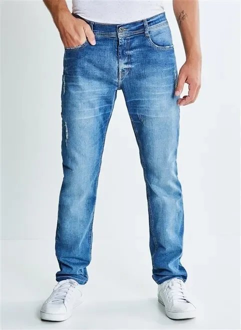 calça rasgos leves calça rasgos leves